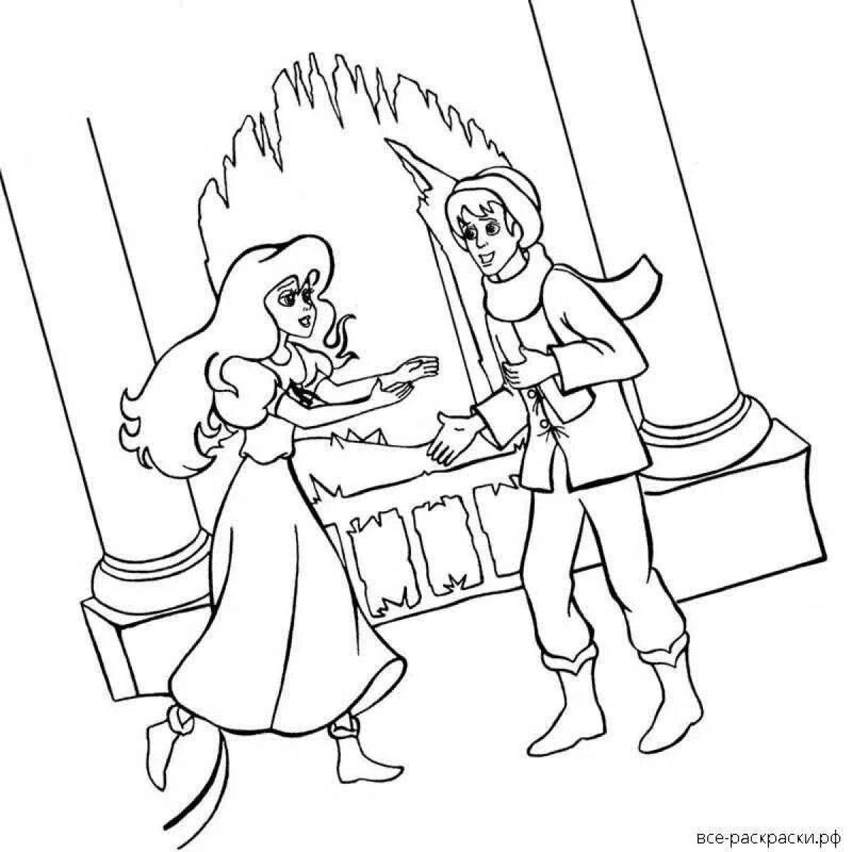 Рисунок на тему снежная королева легкий