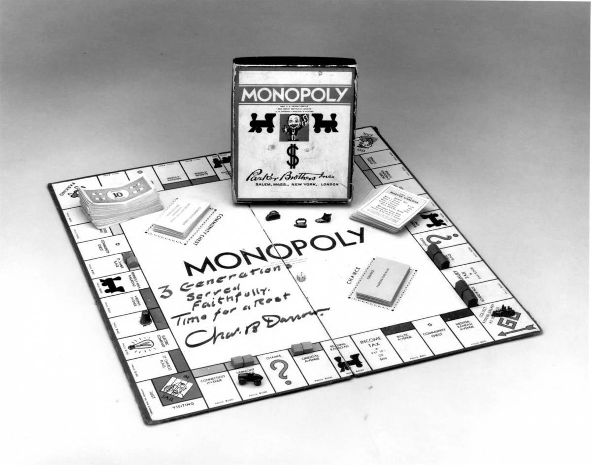 Самая первая игра Монополия