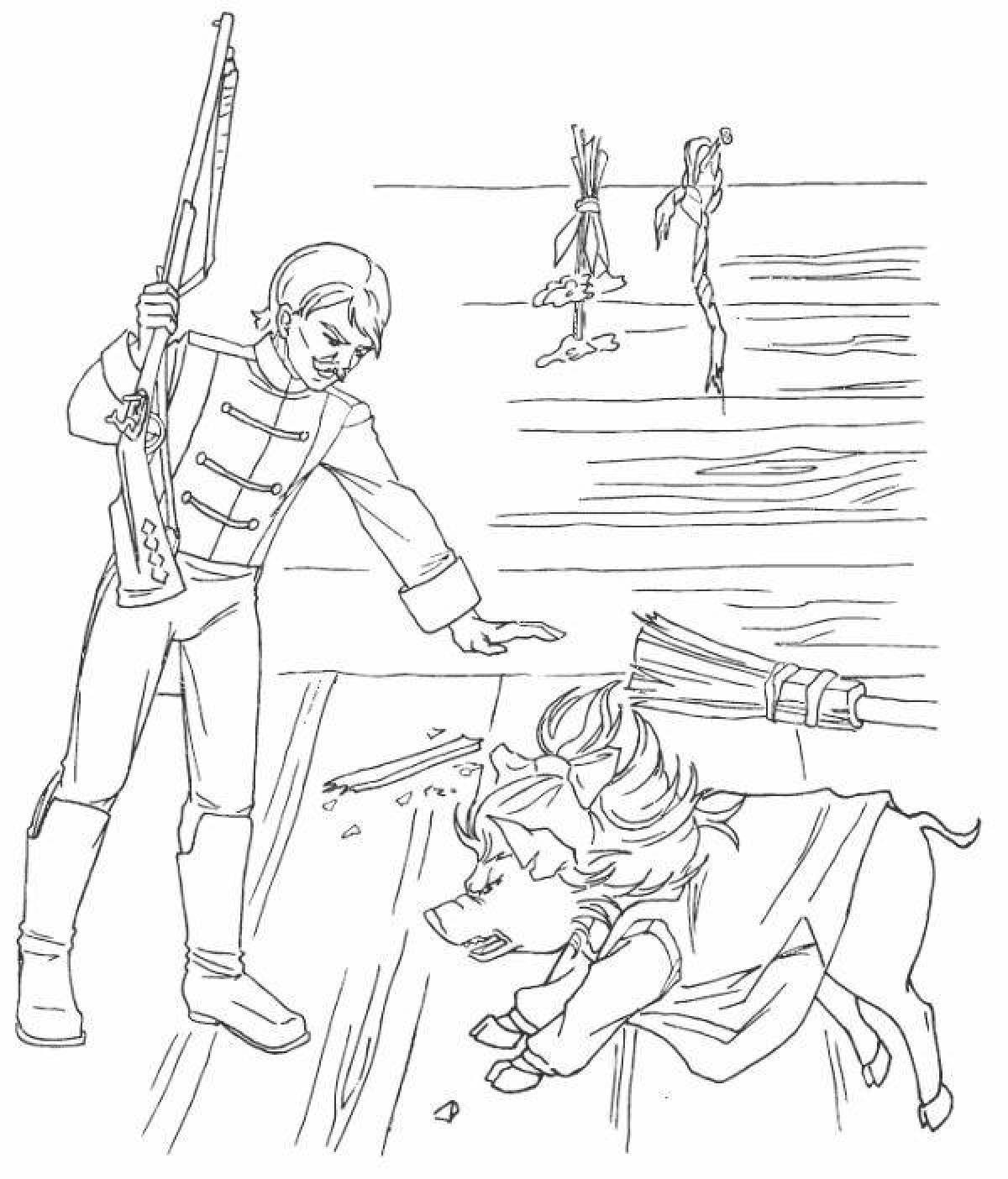 Солдат и смерть иллюстрации