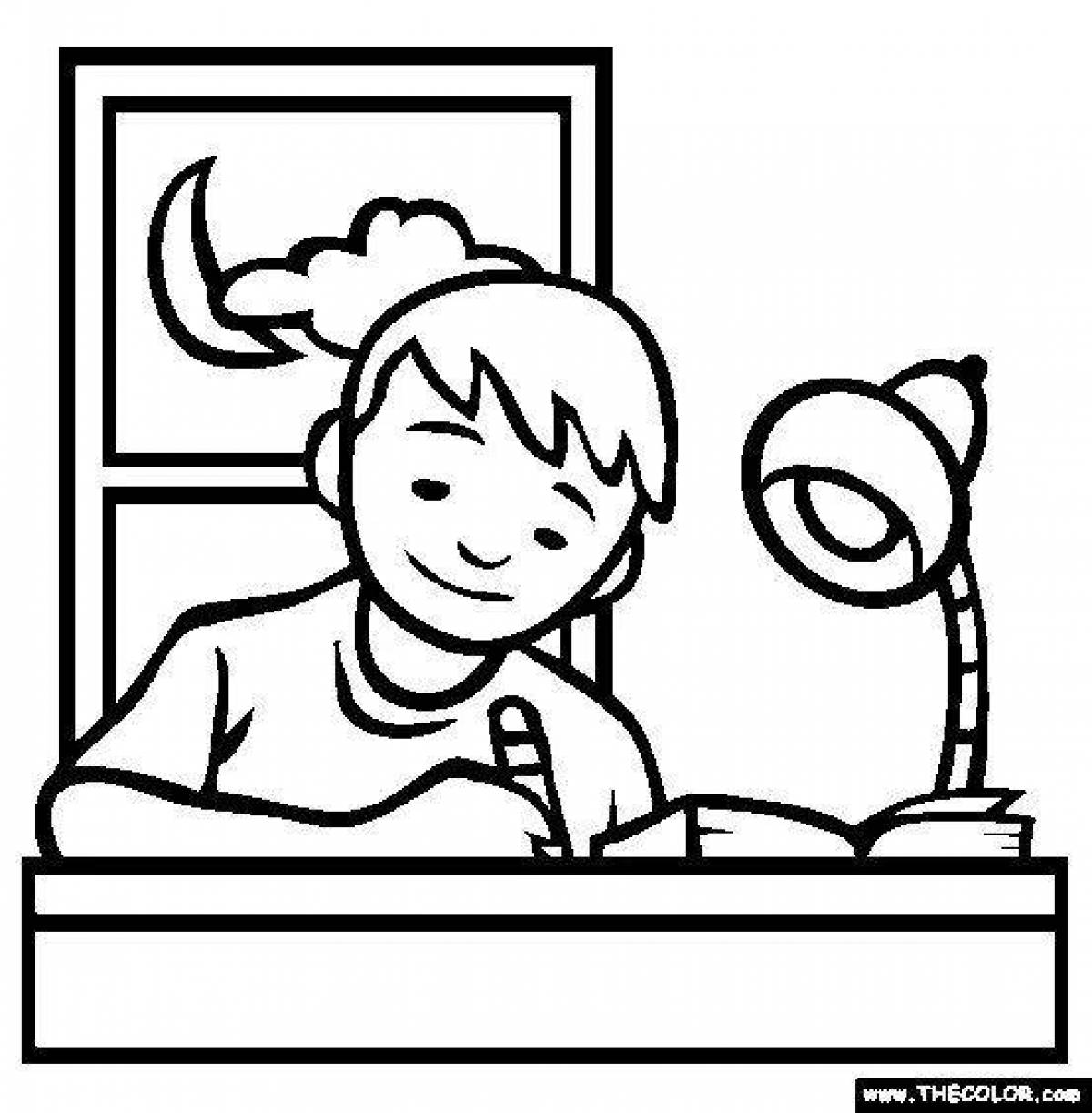I do my homework last monday