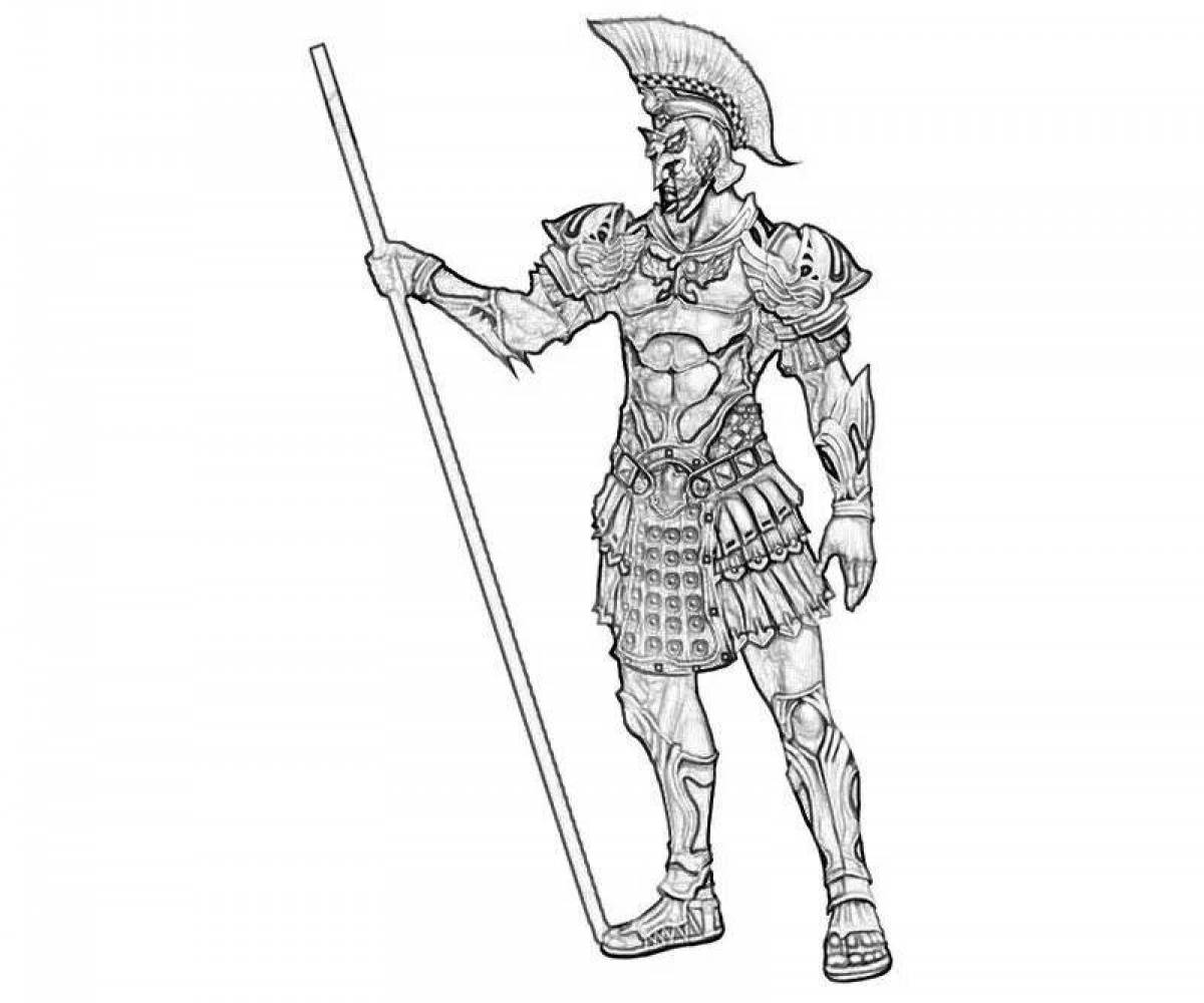 Воин рисуем. Раскраска Римский воин легионер. Спартанский воин рисунок. Спартанский воин рисунок легкий. Спартанец рисунок карандашом.