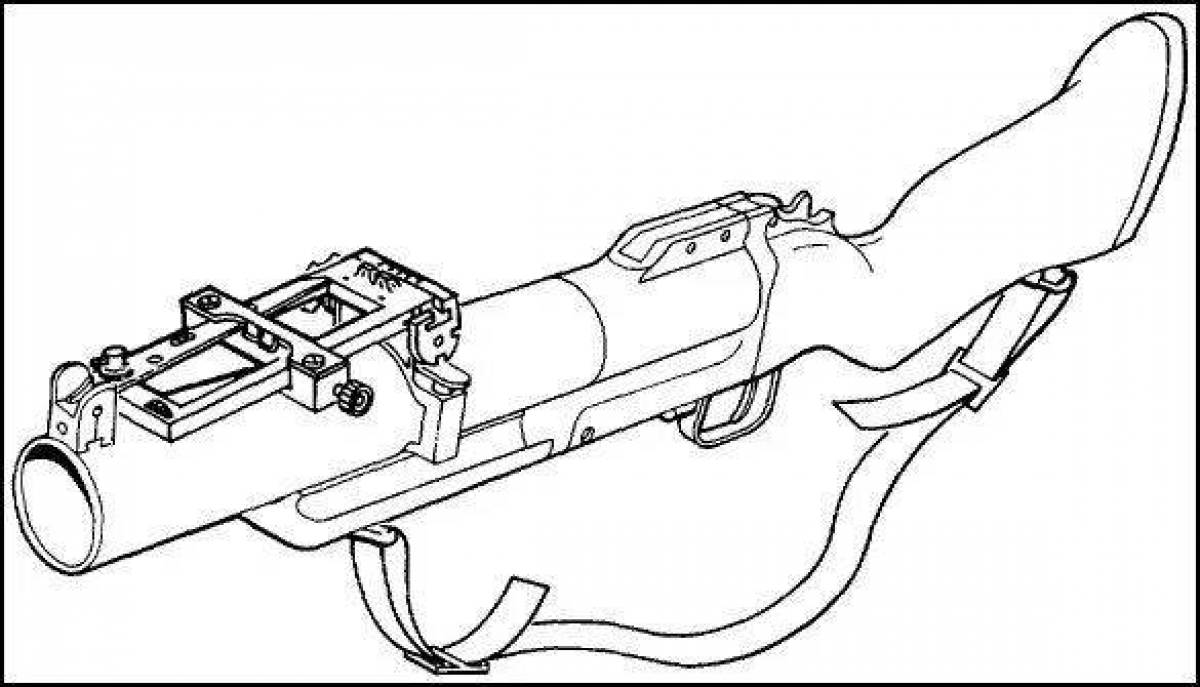 Как нарисовать гранатомет