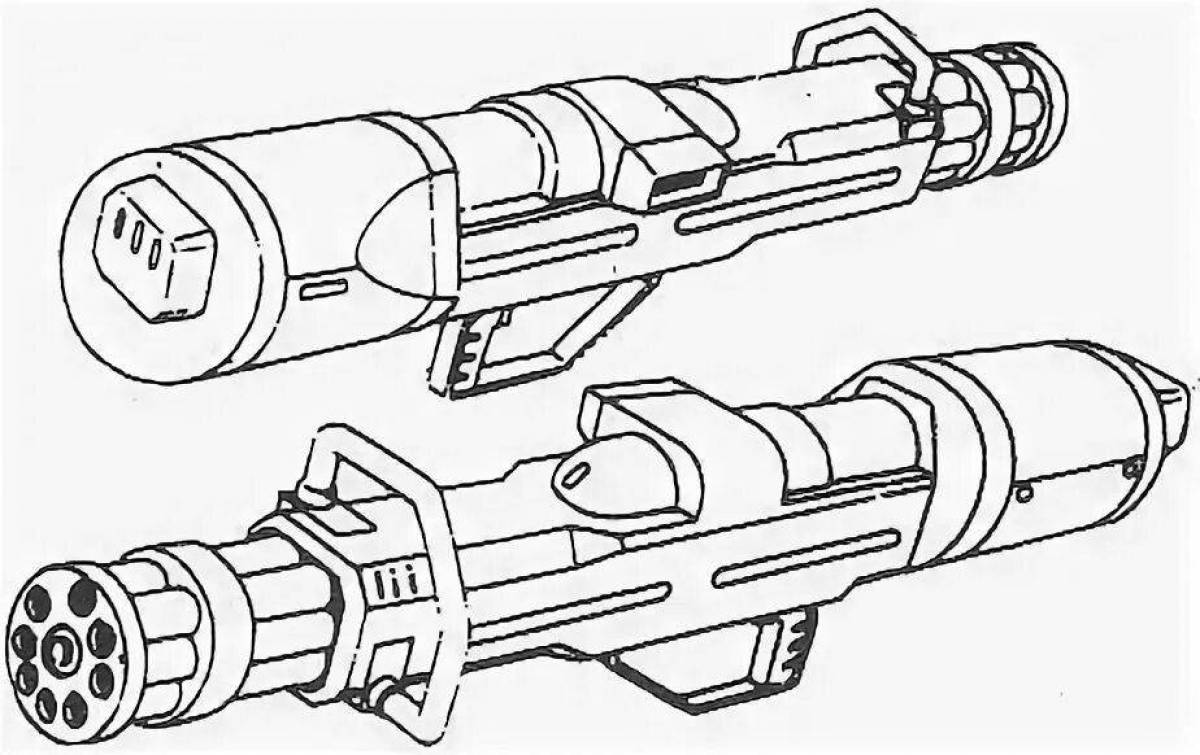 Как нарисовать гранатомет