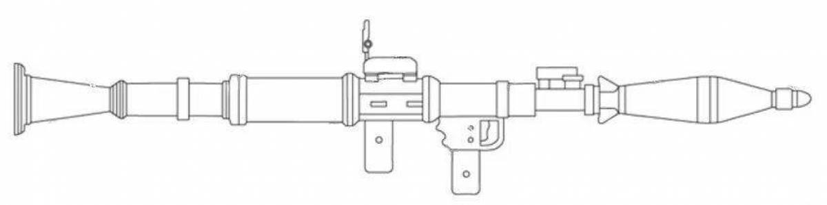 Как нарисовать гранатомет