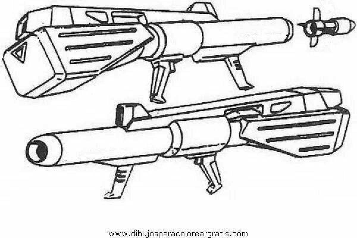 Как нарисовать гранатомет