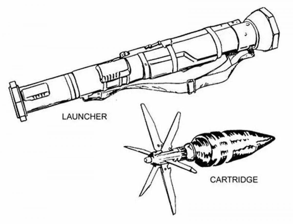 Как нарисовать гранатомет