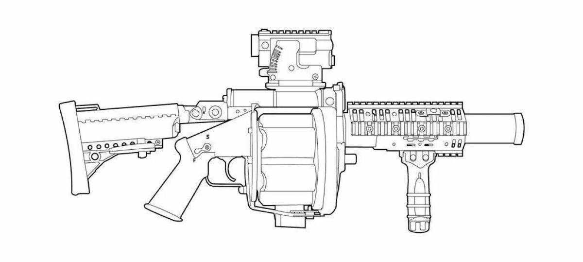 Как нарисовать гранатомет
