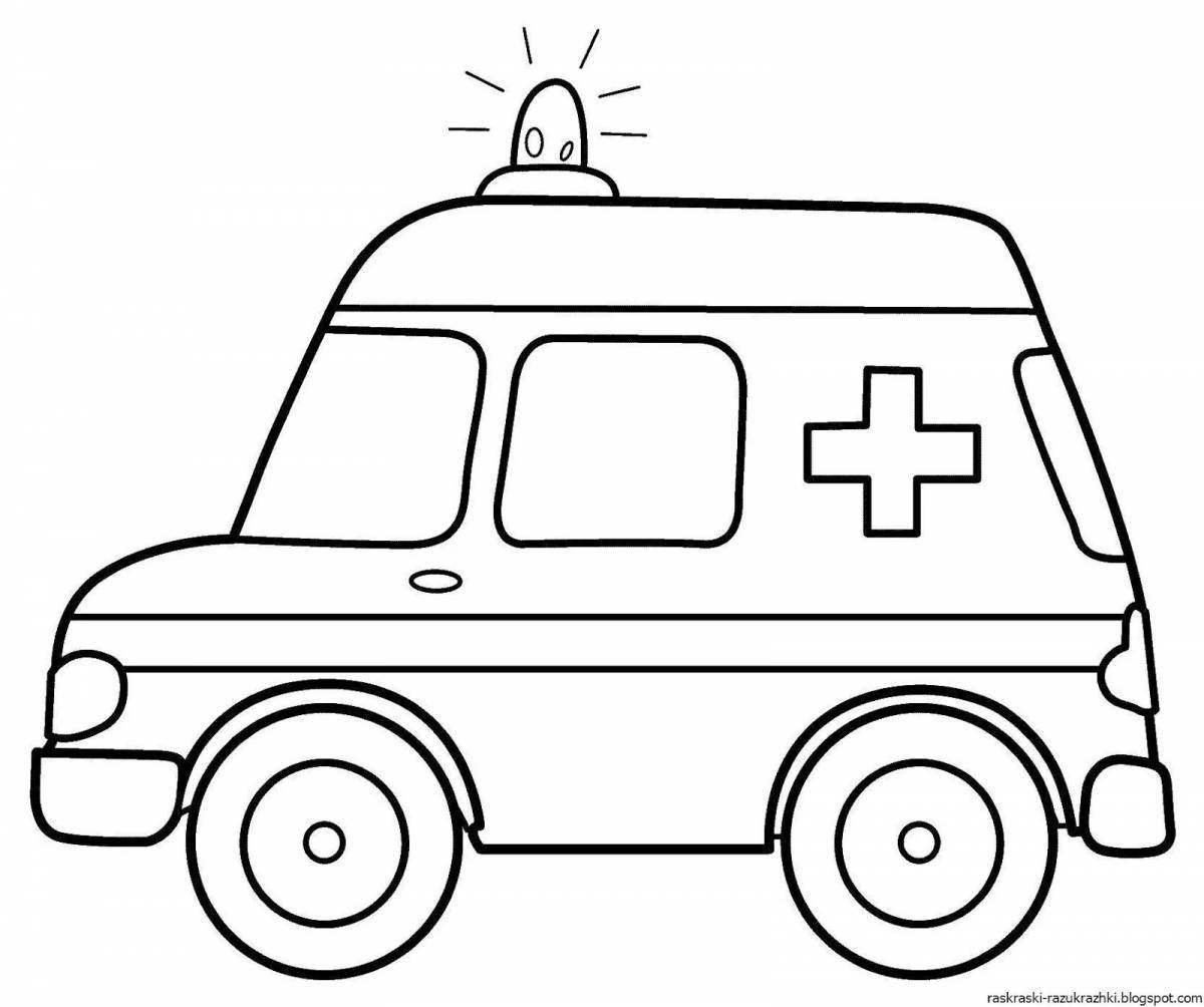 Amazing car coloring pages for 3 year olds