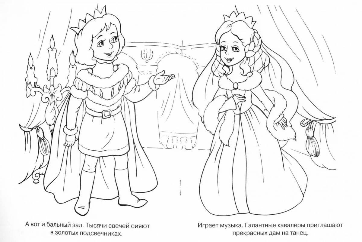 Intriguing snow queen 3 fire and ice coloring book