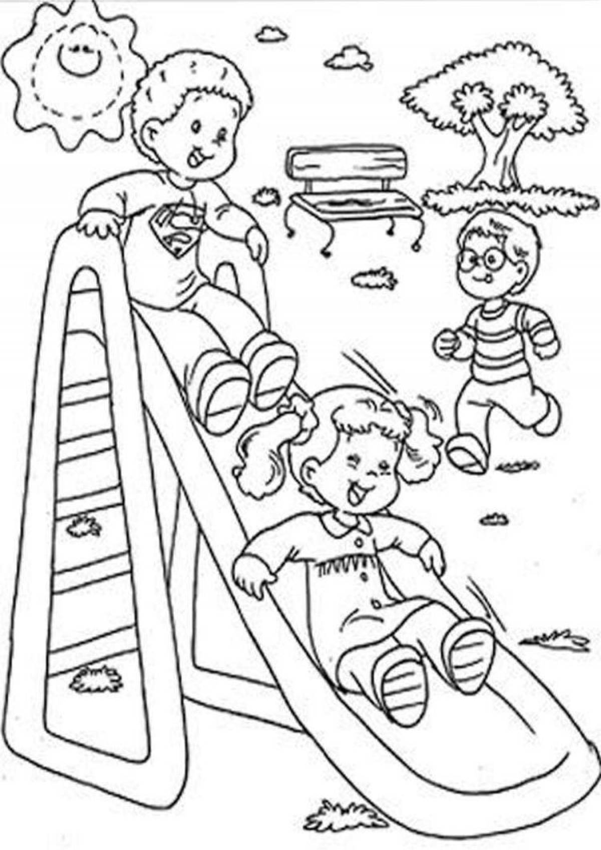 Great childhood coloring book