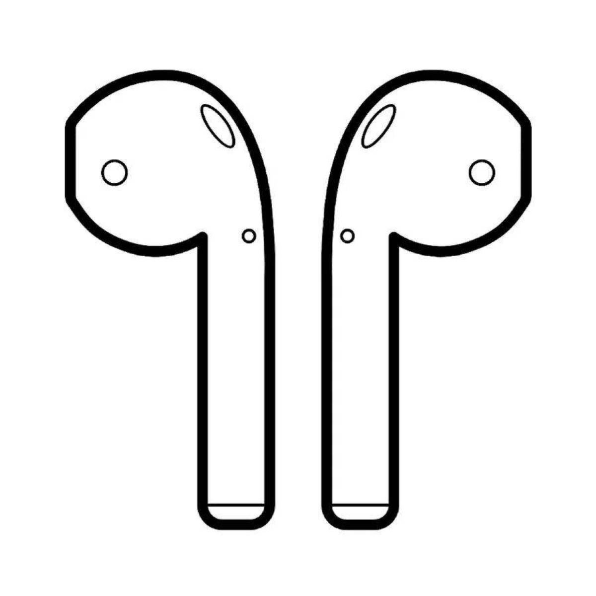 Airpods creative coloring book