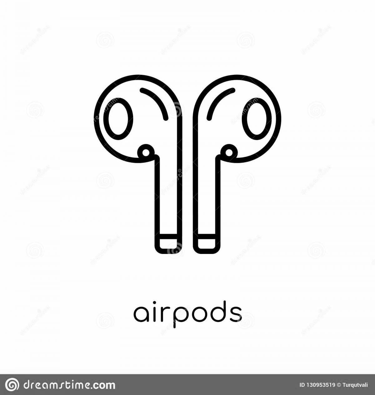 Airpods coloring book