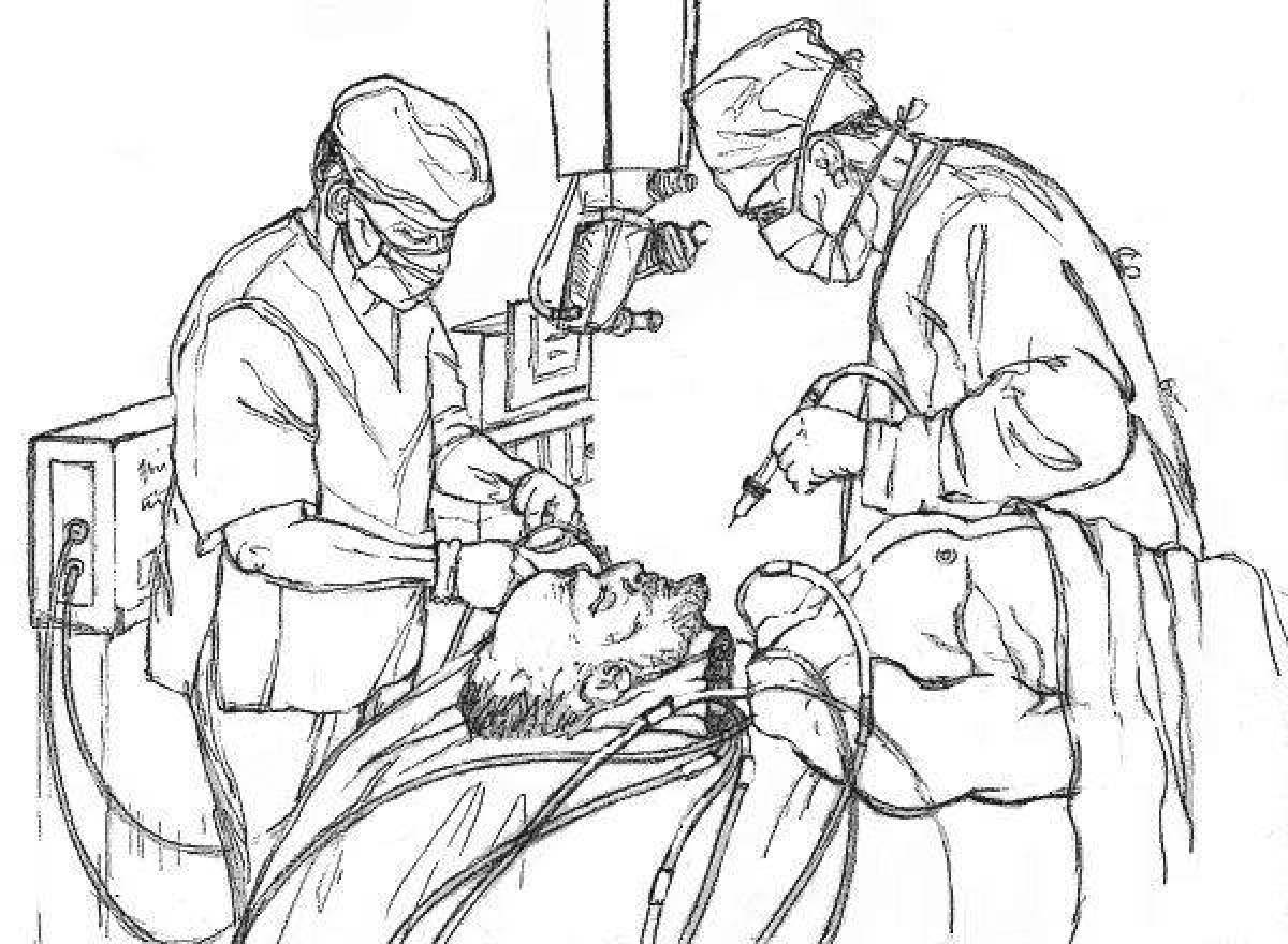 Белая анестезия. Нарисовать хирурга. Хирург рисунок. Раскраска хирургия.