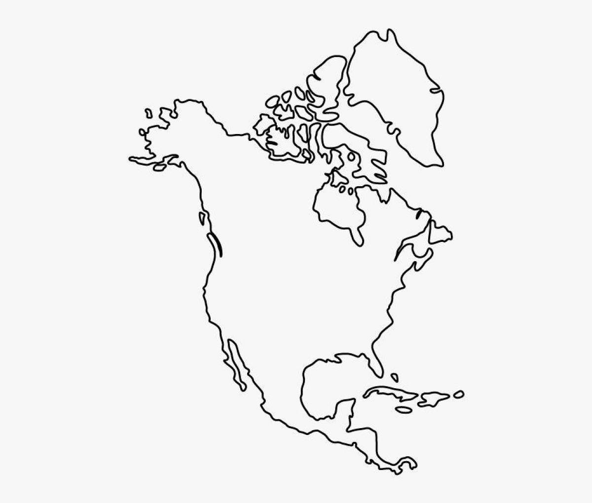 Раскраска континенты
