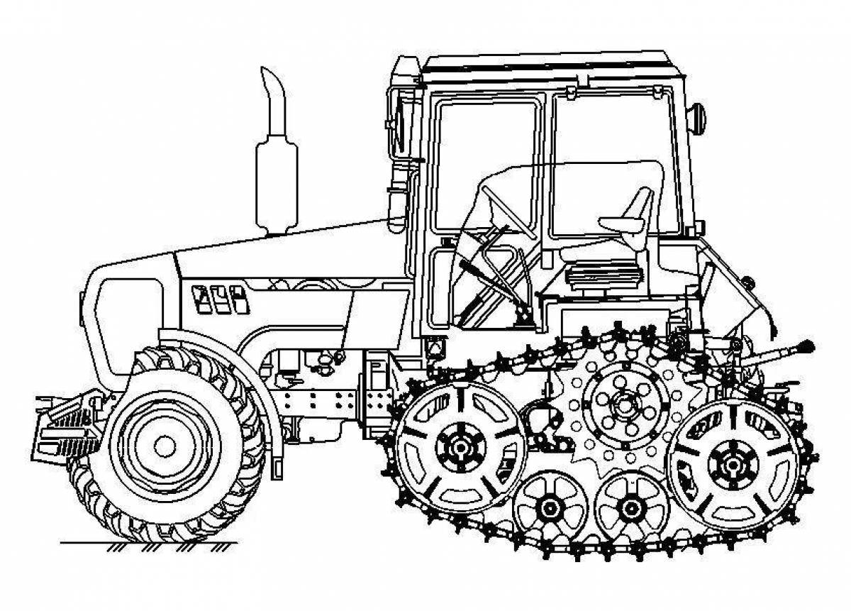 Трактор мтз 82 нарисовать