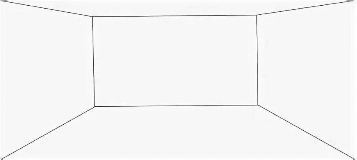 Рисунок пустой комнаты
