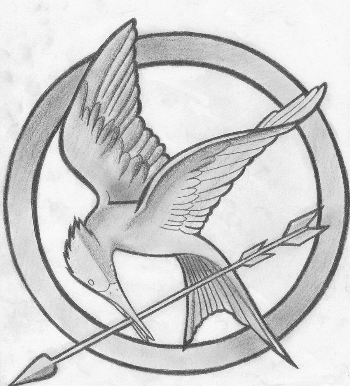 The hunger games incredible coloring book