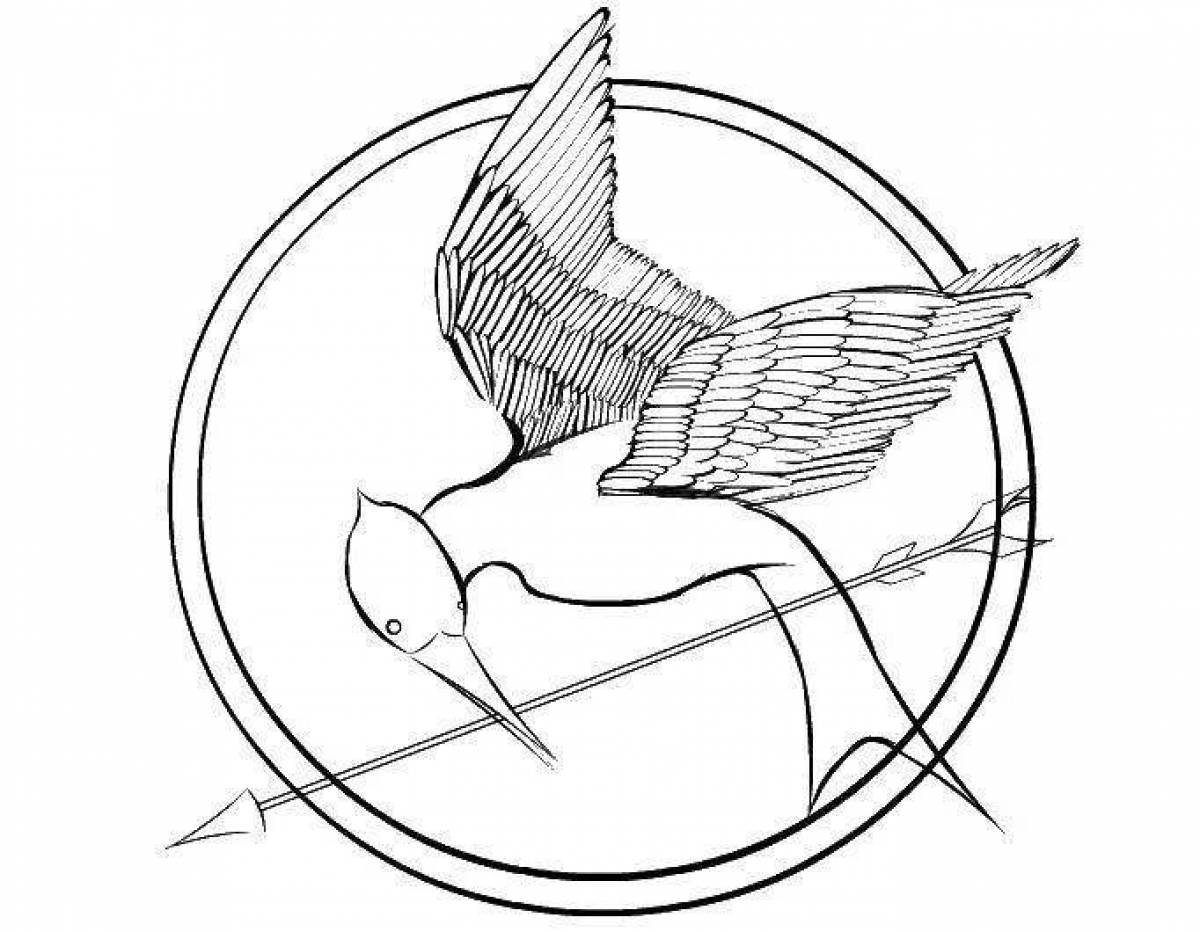 Hunger games coloring page