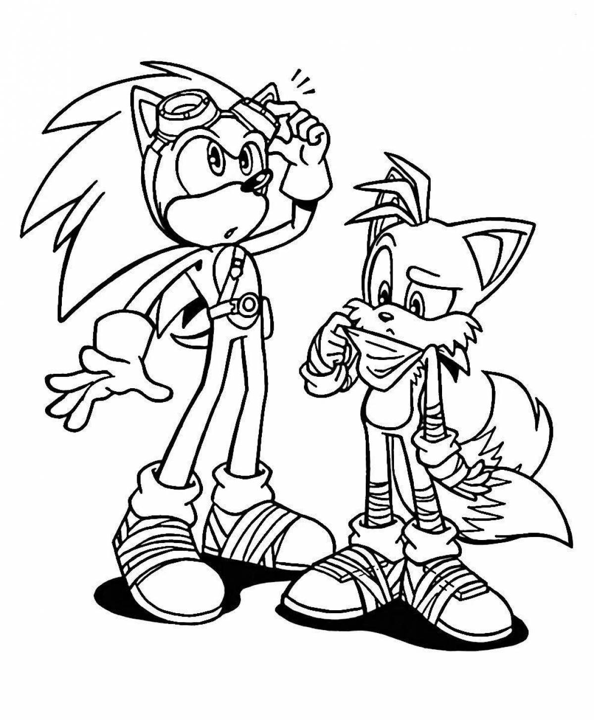 Fascinating tails exe coloring
