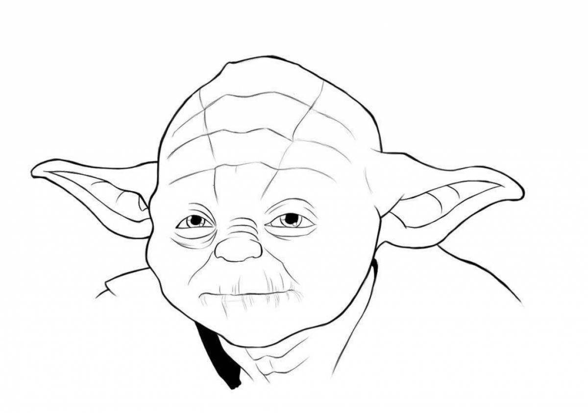 Grand Master Yoda Coloring