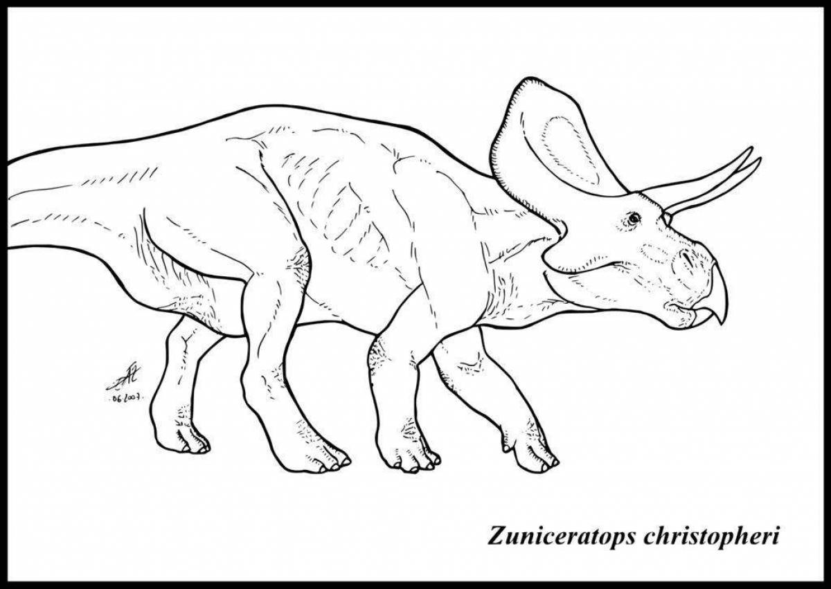 Amazing coloring tarbosaurus forward