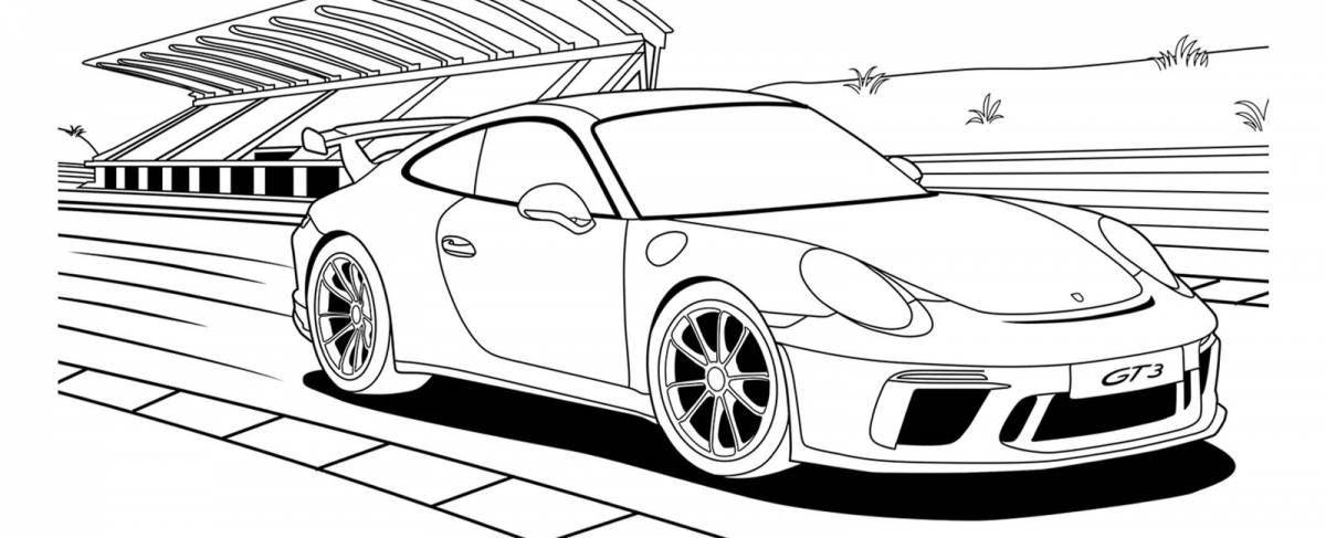 Porsche panamera grandiose coloring