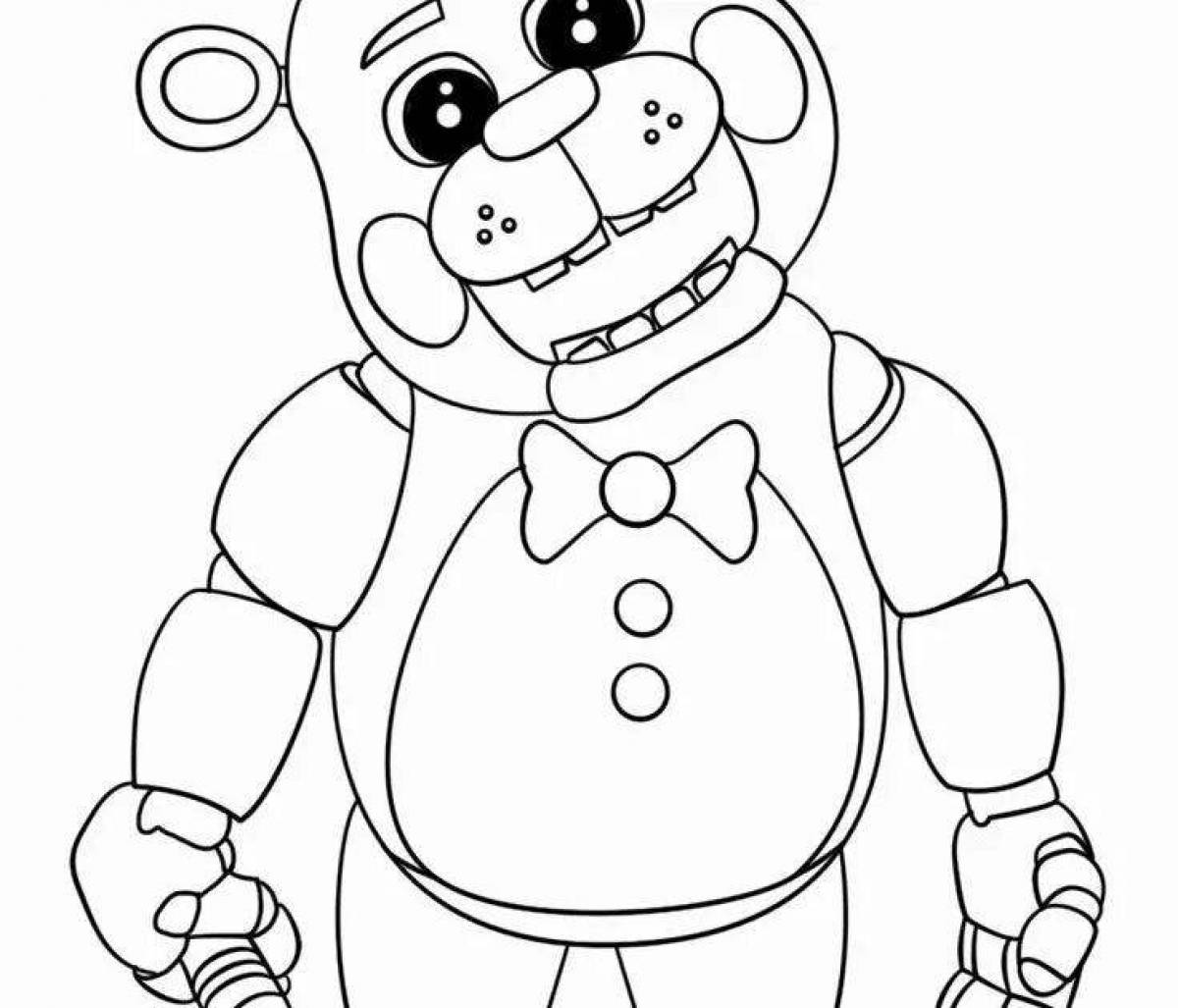 Coloring live freddy