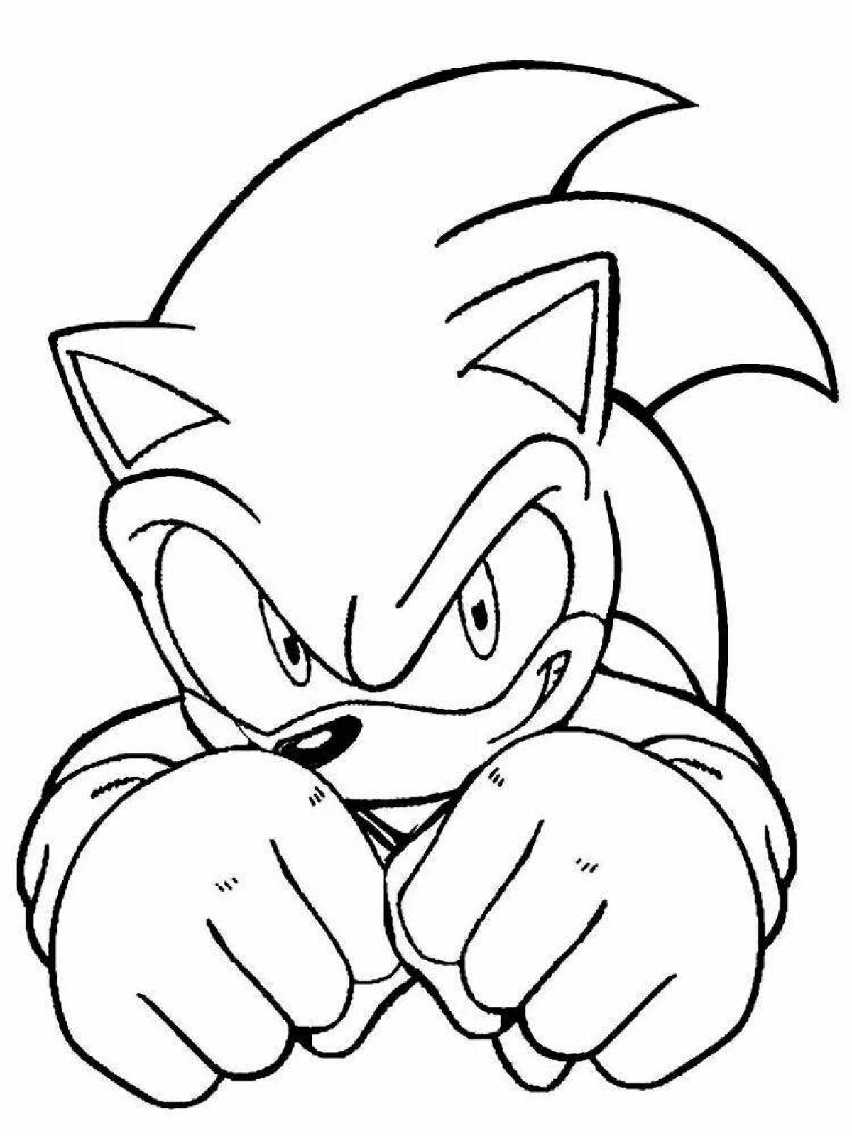 Amazing sonic igze coloring book