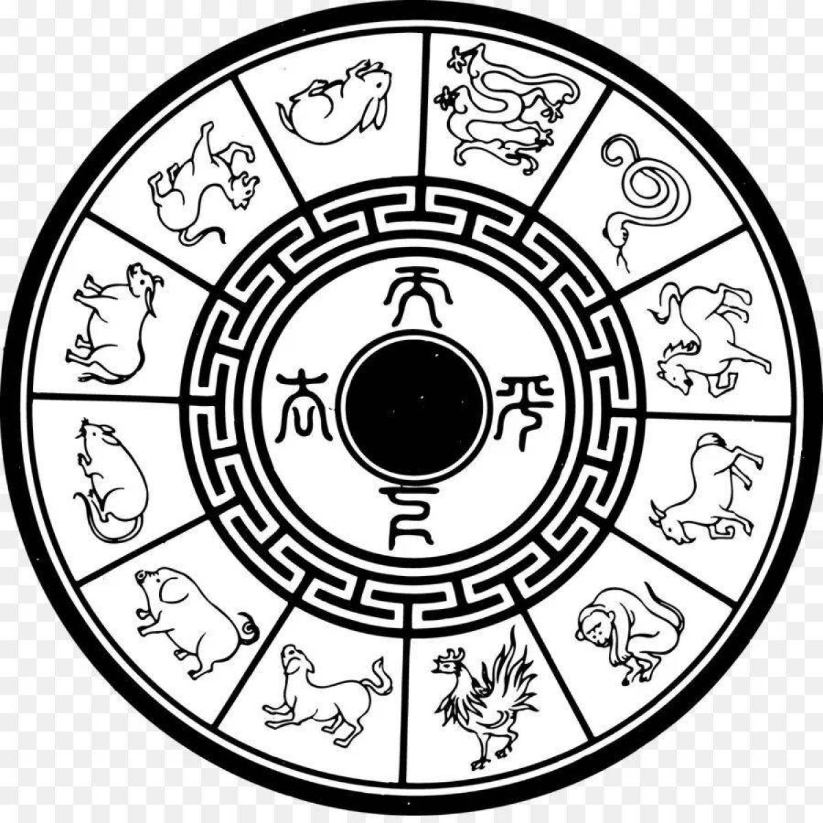 Знаки зодиака на китайском. Символы китайского календаря. Символ китайского знака зодиака. Зодиакальный круг животных. Восточный Зодиакальный круг.