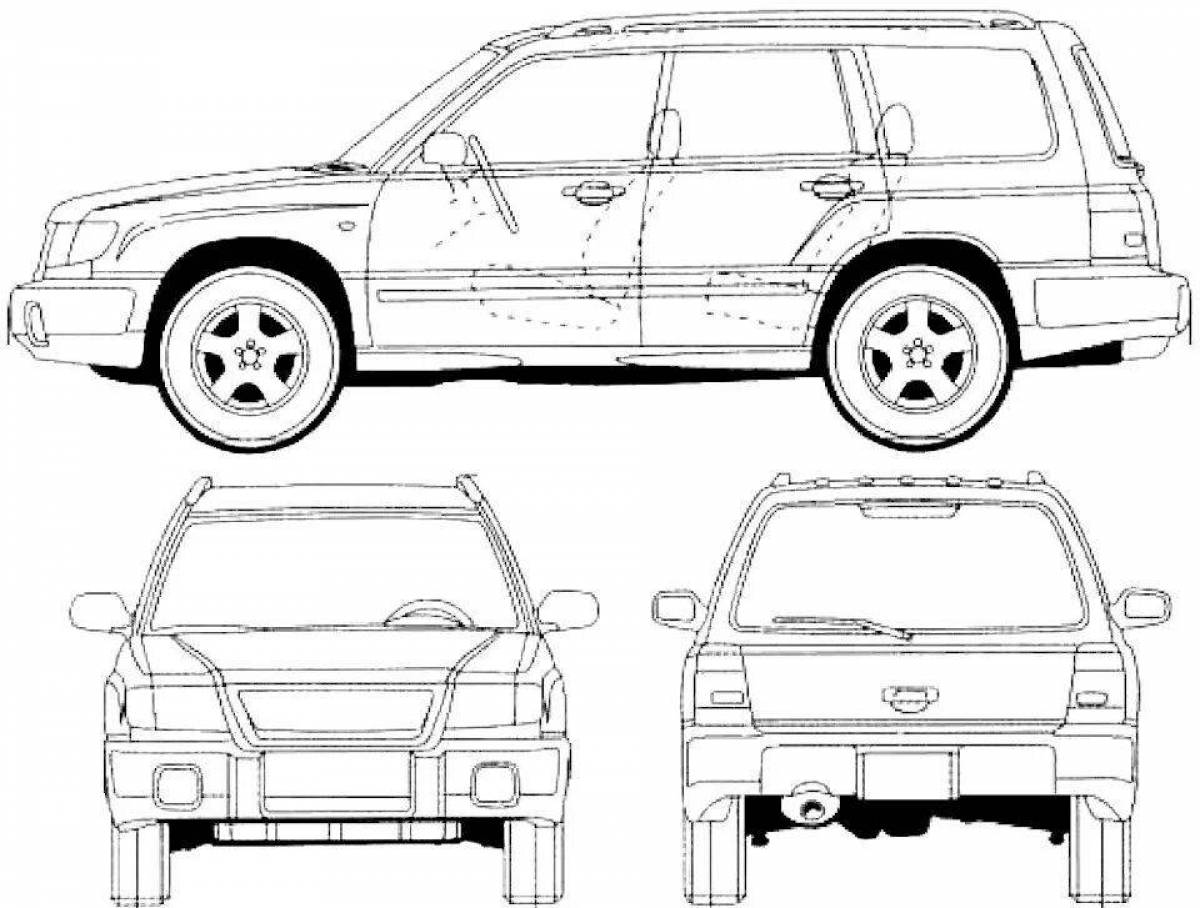 Subaru forester размеры