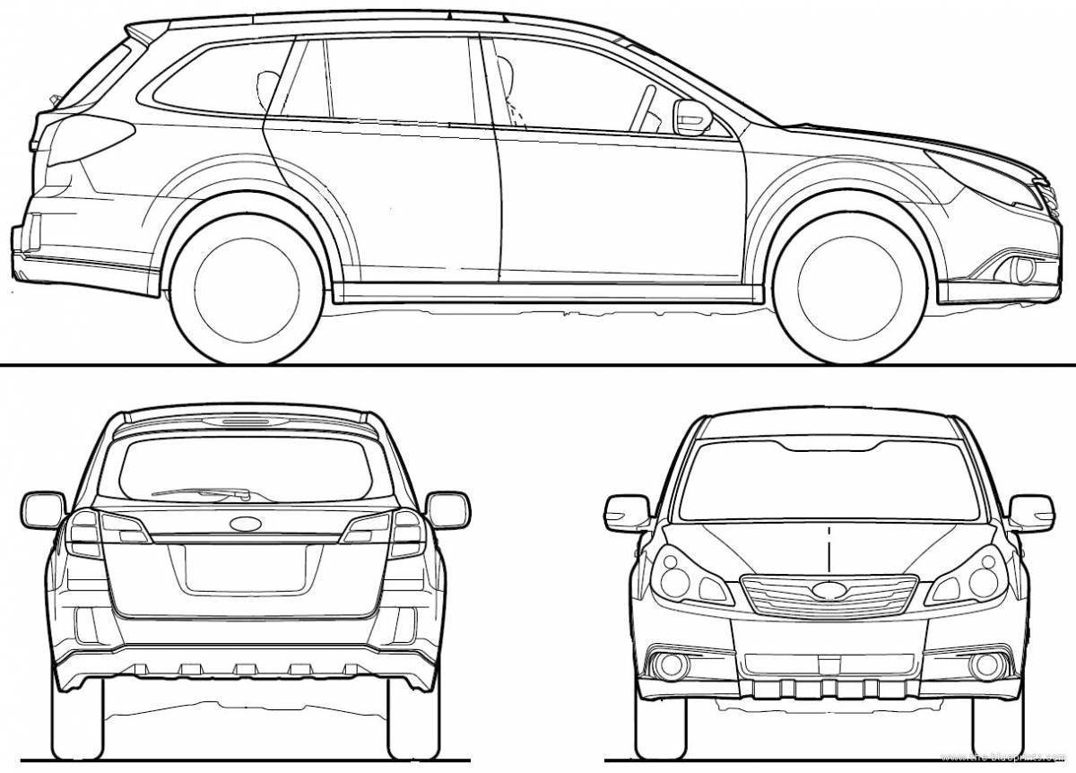 Subaru forester размеры