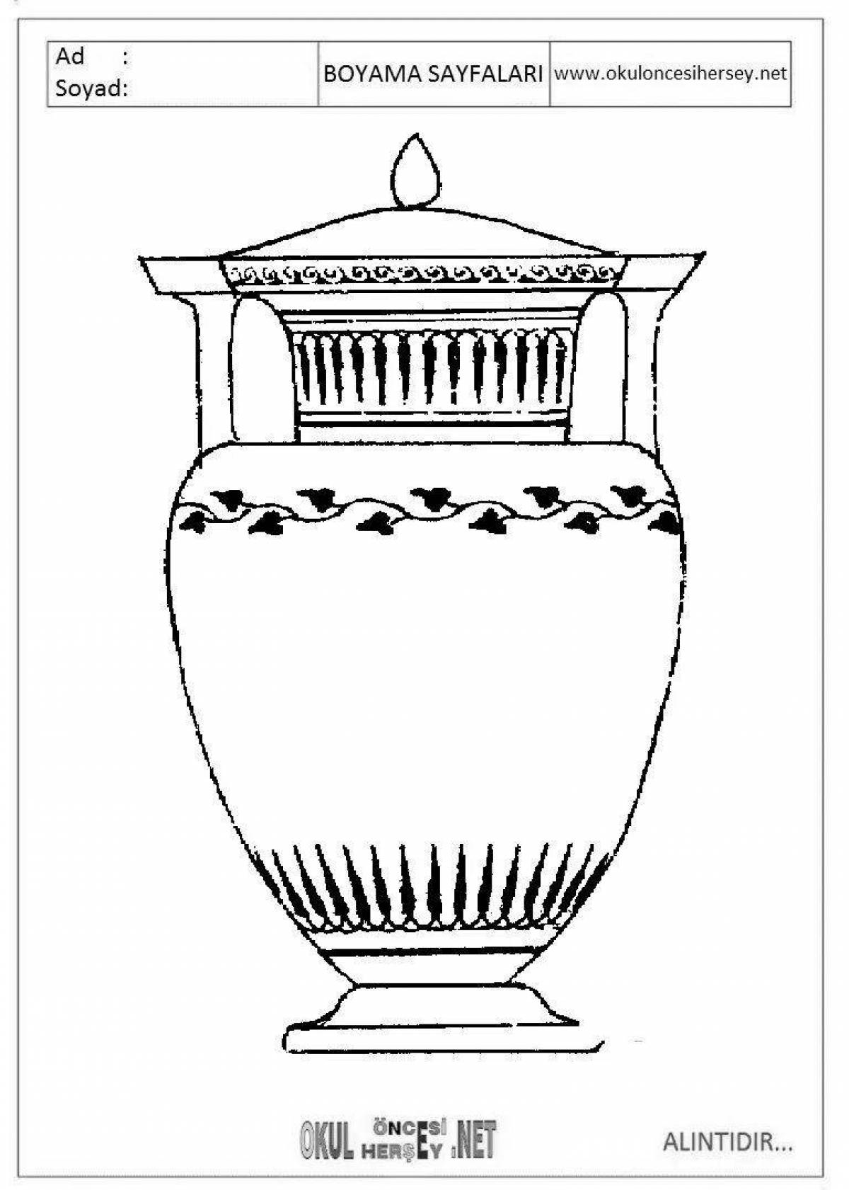 Ваза древней греции 4 класс рисунок
