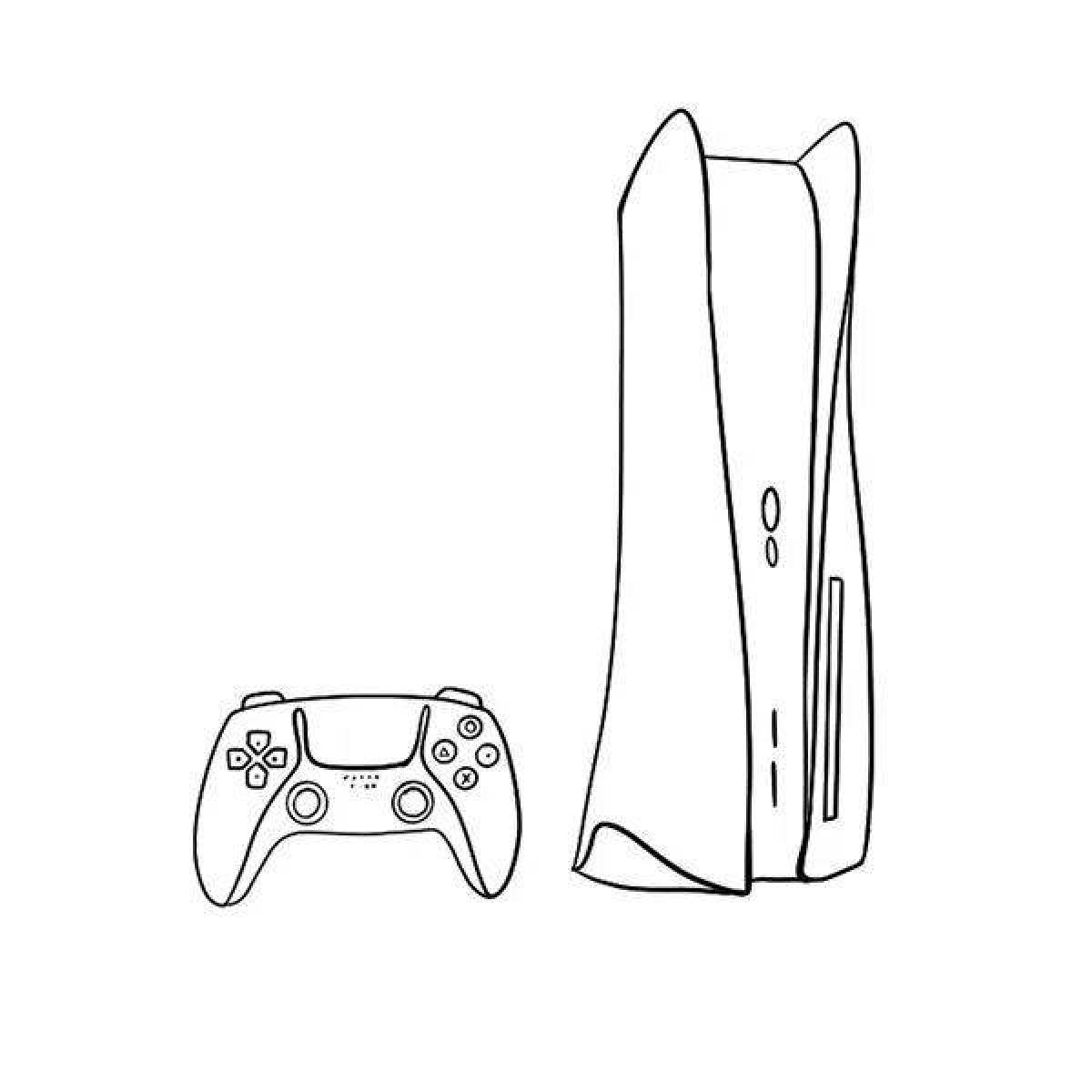 Как нарисовать playstation