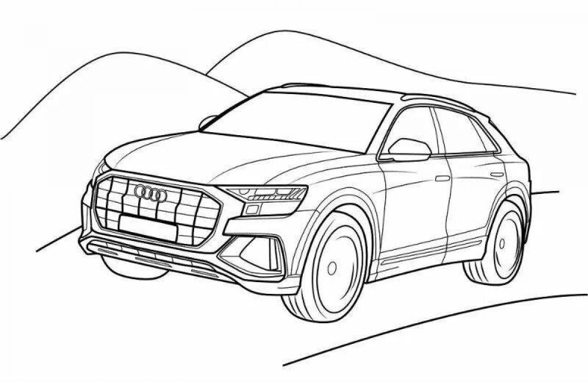 Как нарисовать audi q7