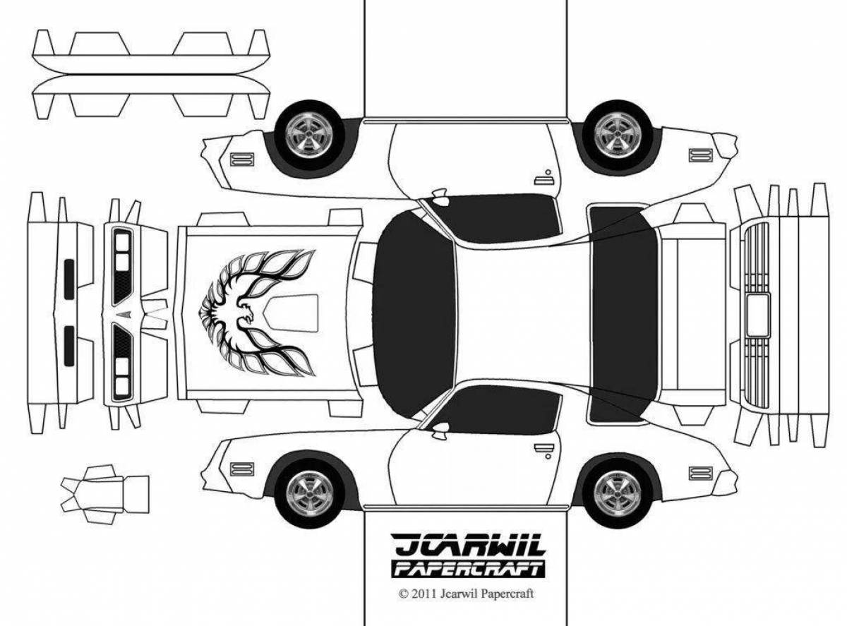 JCARWIL Papercraft Pontiac