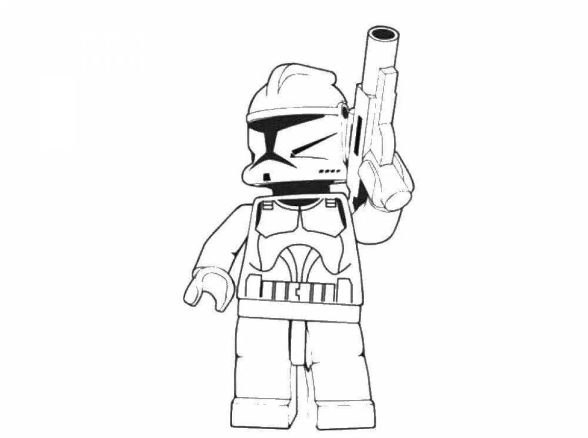 Lego refreshing military coloring
