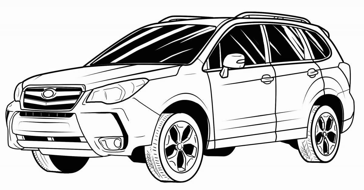 Coloring lovely subaru forester