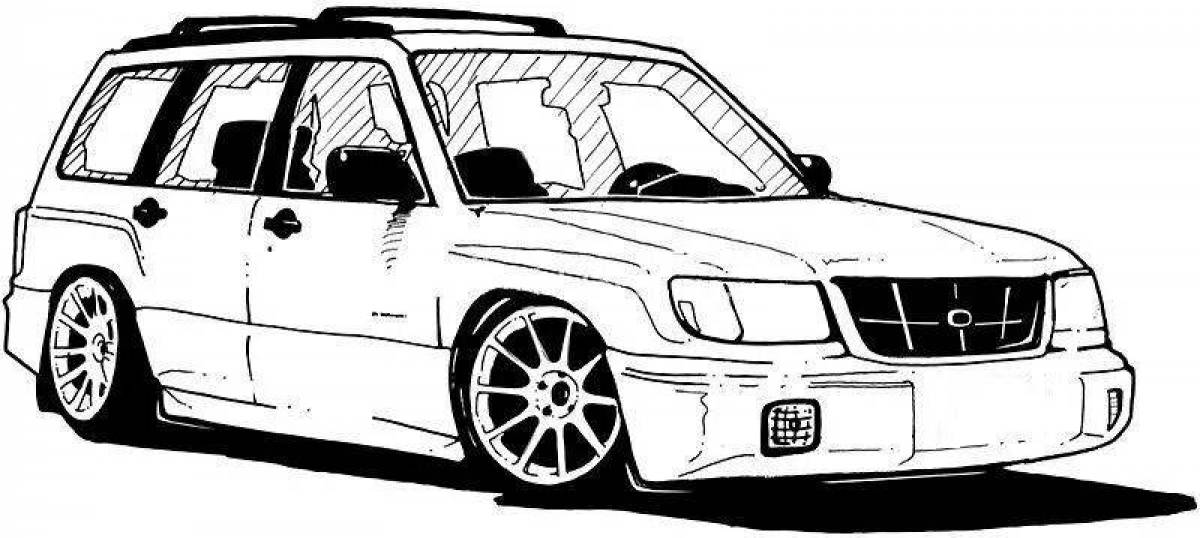 Charming coloring subaru forester
