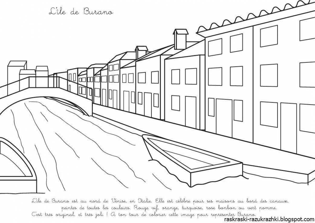 Улицы Парижа Раскраска по номерам на холсте Живопись по номерам BH11