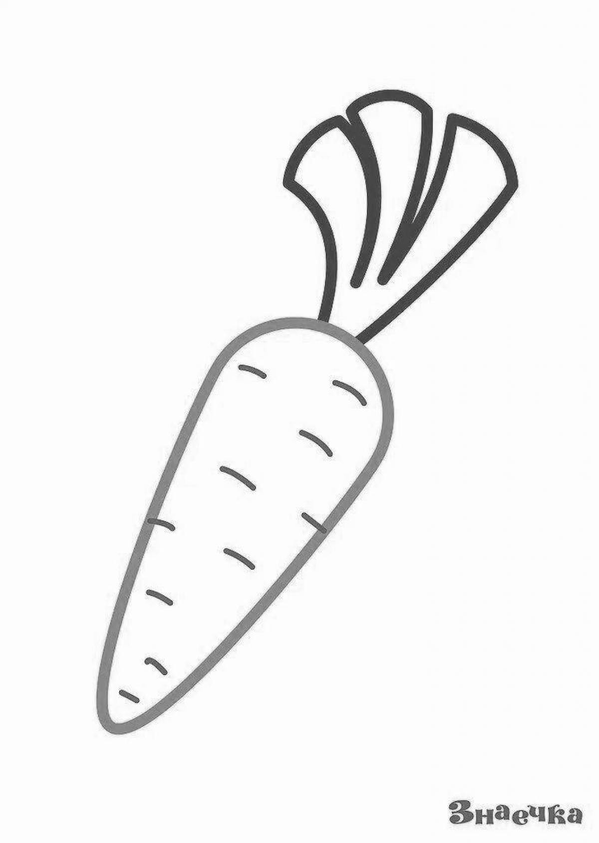 Delicious carrot sketch
