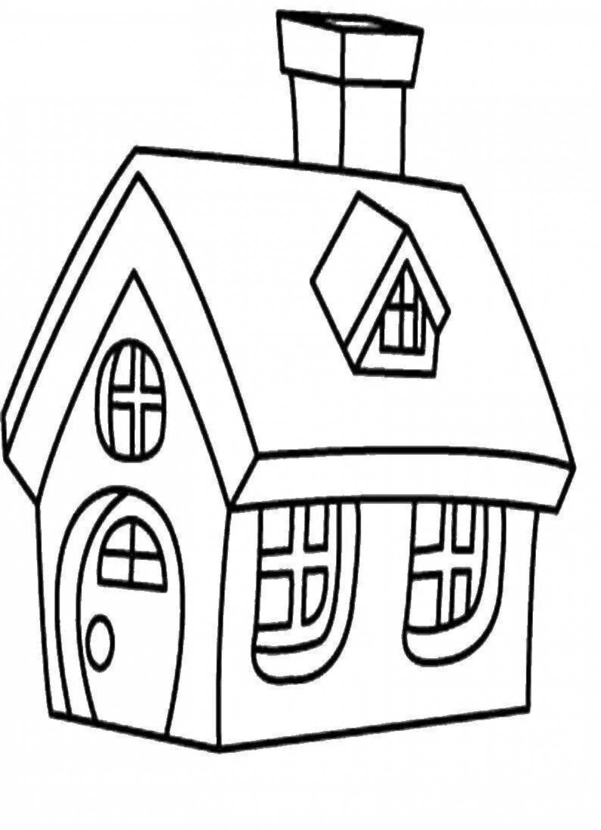 Exciting drawing of a house