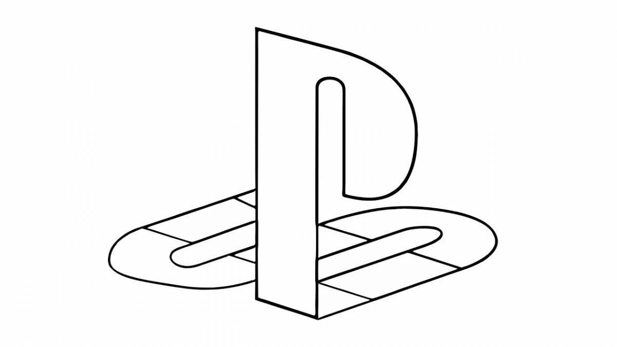 Exciting playstation 5 coloring page