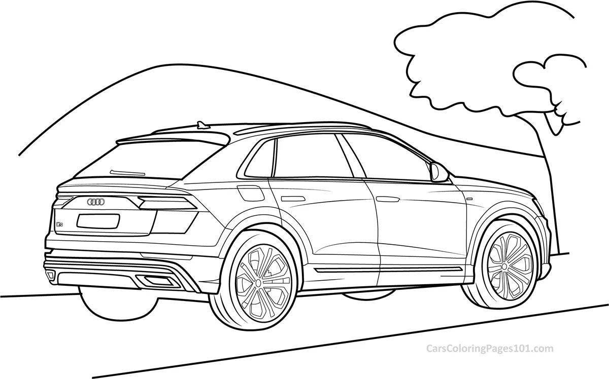 Audi q7 majestic coloring