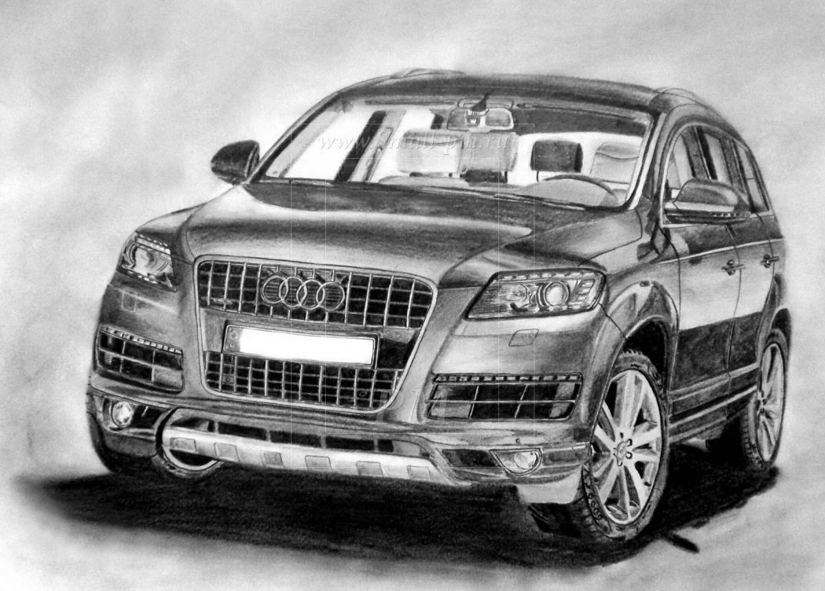Audi q7 glamor coloring