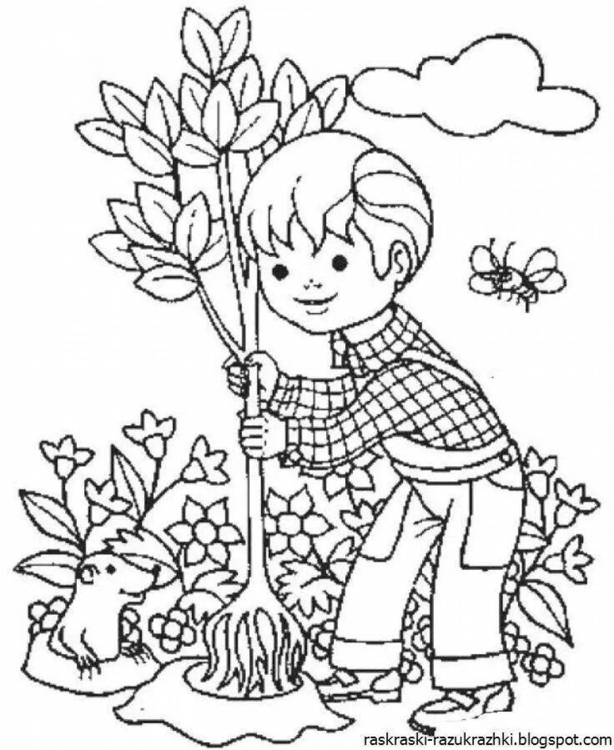 Jovial ecology coloring book