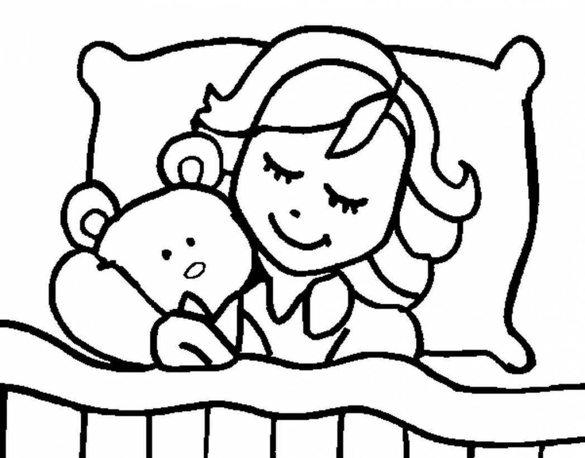 Кукла с кроваткой #7