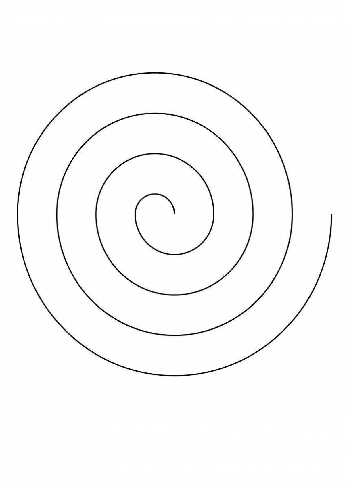 Have fun making your own spiral