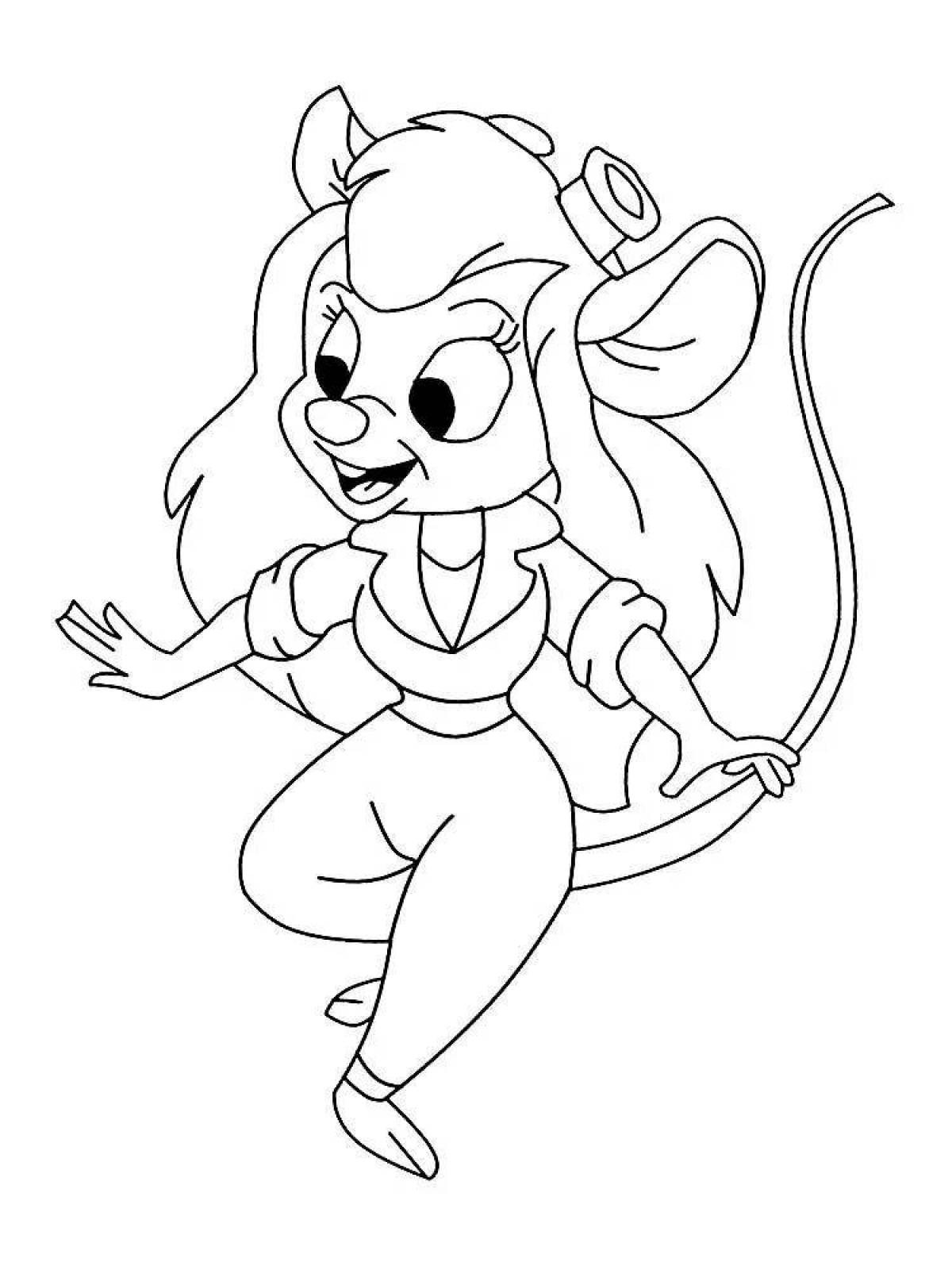 Great chip and dale coloring pages
