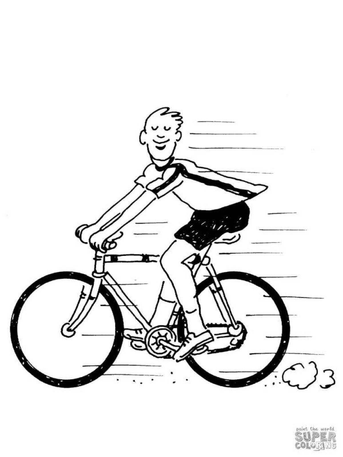 Фото Мальчик на велосипеде #5