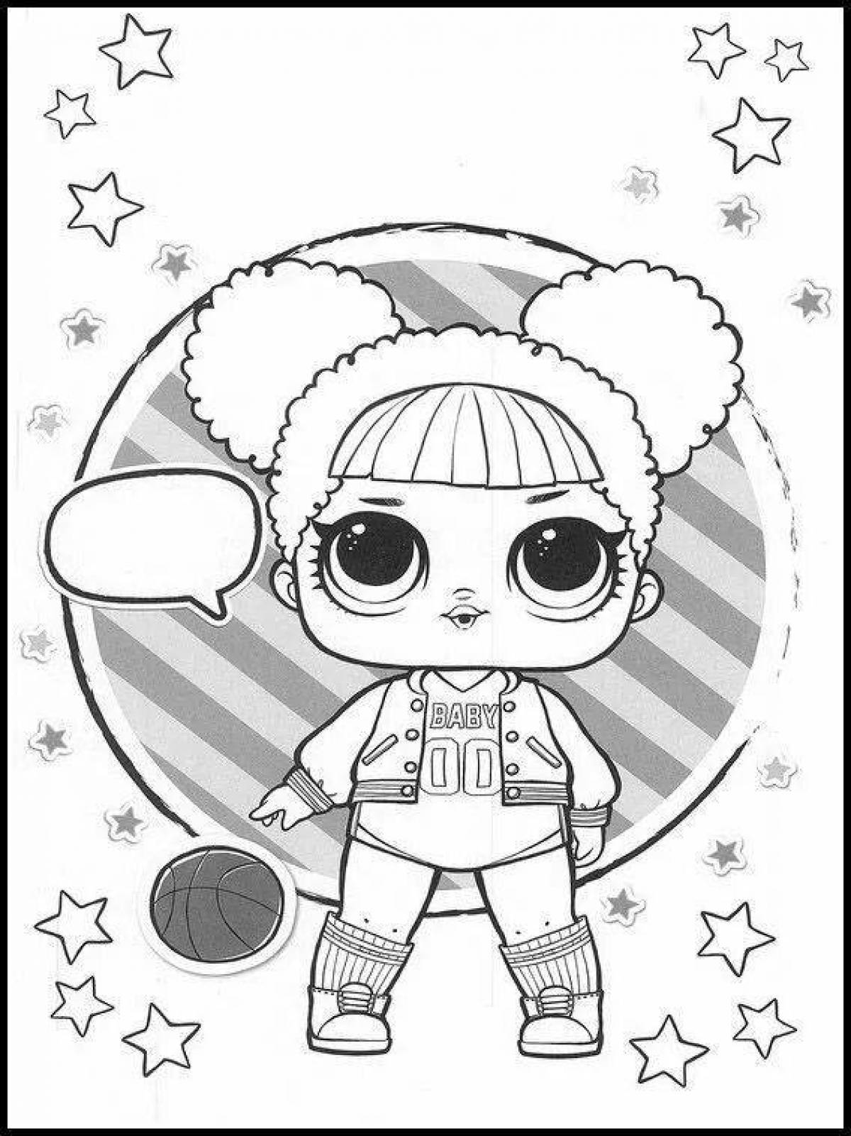 Radiant lol new year coloring page